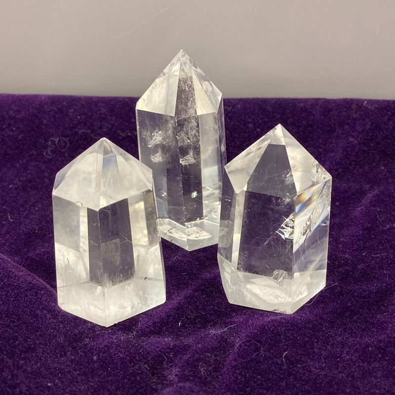 clear quartz points