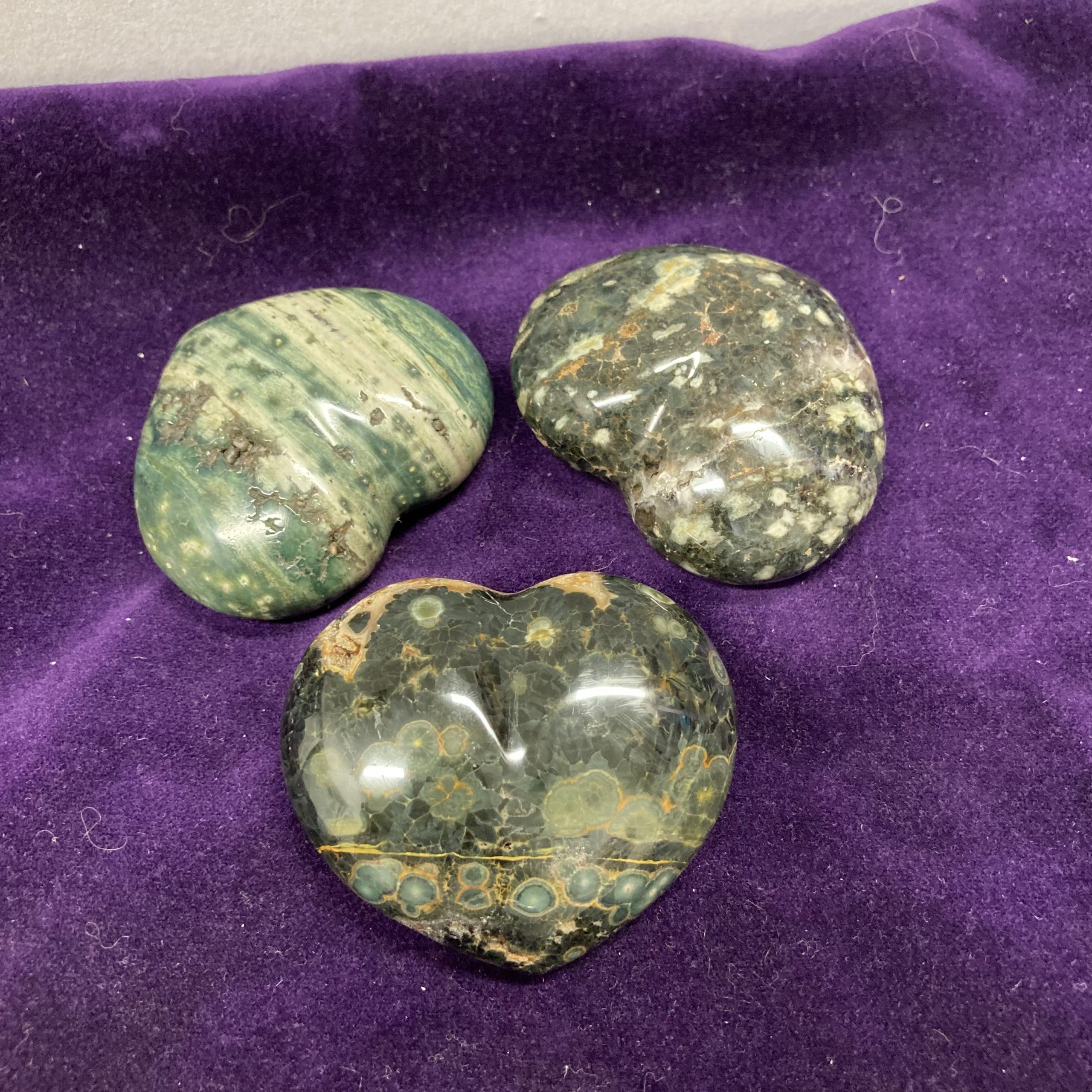 Ocean jasper hearts