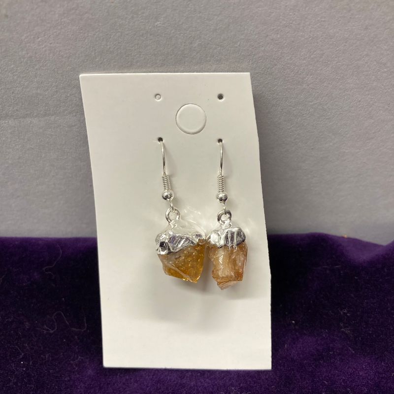citrine earrings