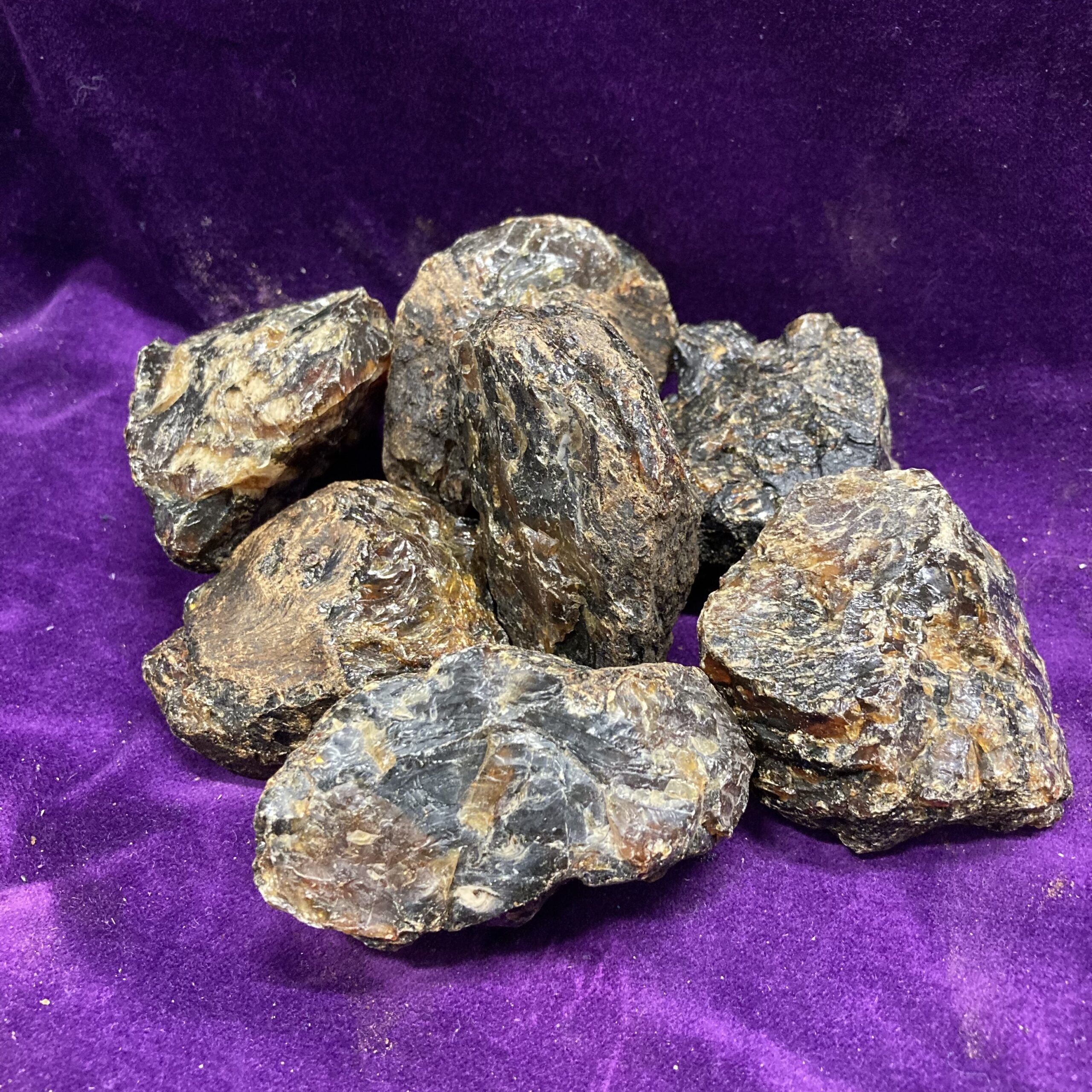 black amber rough