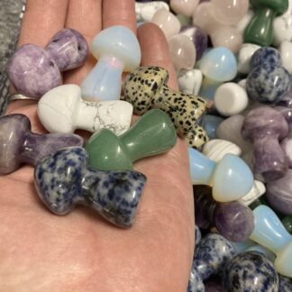 Mushroom Shaped Gemstones Assorted